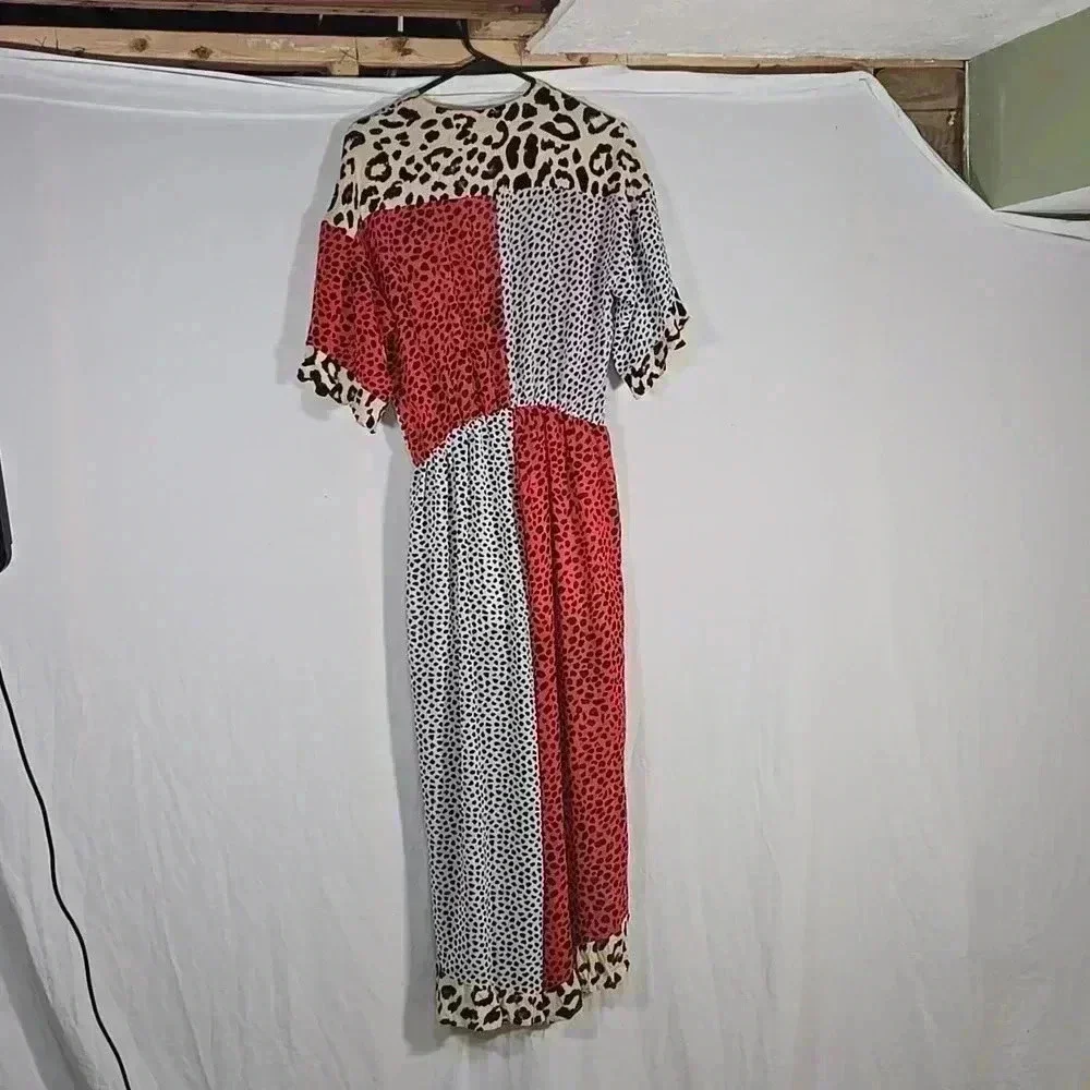 Umgee Animal Print Sheer Romper Size Medium - Picture 7 of 7